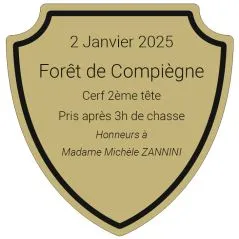 Trophée de chasse GC-or