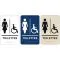 pictogramme braille et relief toilettes dames et handicapés